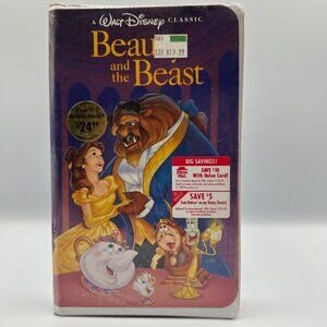 Beauty And The Beast VHS Walt Disney Classic 1992 Animated Family Film